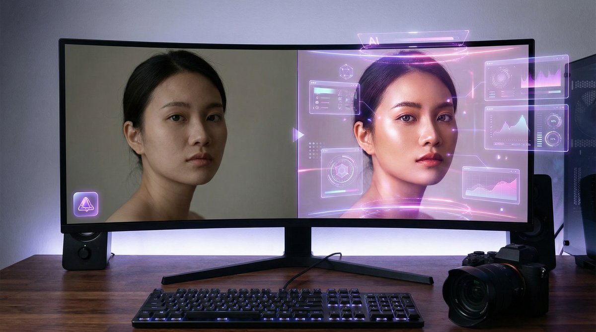 偷拍AI智能修图工具